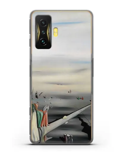 Чехол Атласный камертон (Танги Ив) силиконовый для Xiaomi Poco F4 GT