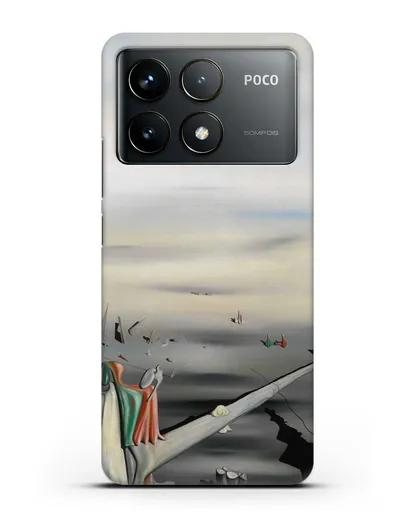 Чехол Атласный камертон (Танги Ив) силиконовый для Xiaomi Poco F6 Pro