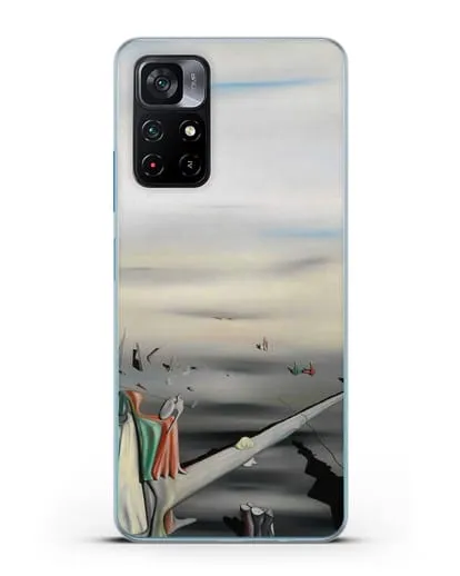 Чехол Атласный камертон (Танги Ив) силиконовый для Xiaomi Poco M4 Pro 5G