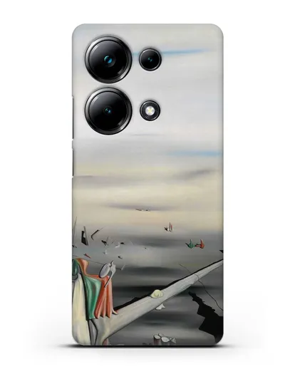 Чехол Атласный камертон (Танги Ив) силиконовый для Xiaomi Poco M6 Pro