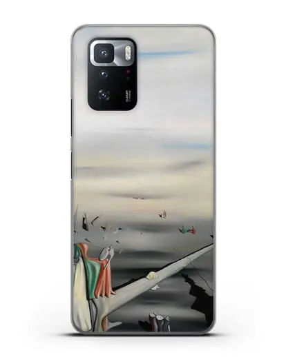 Чехол Атласный камертон (Танги Ив) силиконовый для Xiaomi Poco X3 GT