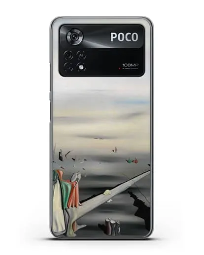 Чехол Атласный камертон (Танги Ив) силиконовый для Xiaomi Poco X4 Pro