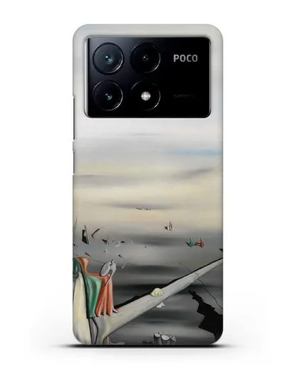 Чехол Атласный камертон (Танги Ив) силиконовый для Xiaomi Poco X6 Pro