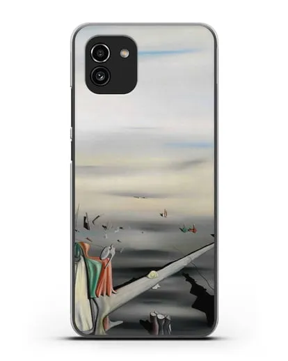 Чехол Атласный камертон (Танги Ив) силиконовый для Samsung Galaxy A03 [SM-A035]