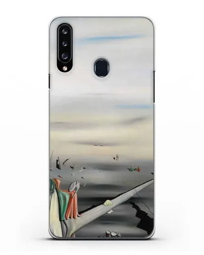 Чехол Атласный камертон (Танги Ив) силиконовый для Samsung Galaxy A20s [SM-A207FN]