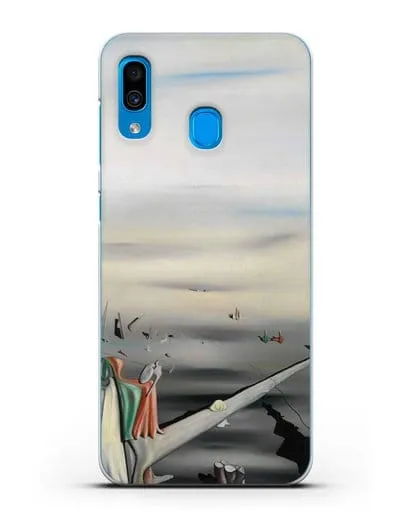 Чехол Атласный камертон (Танги Ив) силиконовый для Samsung Galaxy A30 [SM-A305FN]