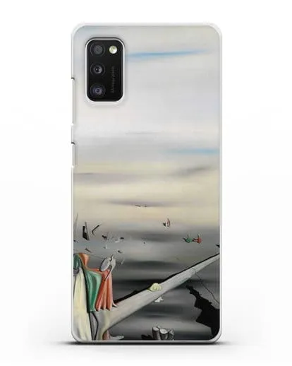 Чехол Атласный камертон (Танги Ив) силиконовый для Samsung Galaxy A41 [SM-A415F]