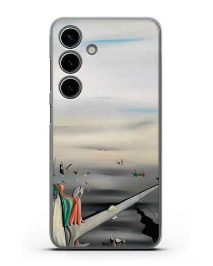 Чехол Атласный камертон (Танги Ив) силиконовый для Samsung Galaxy S24