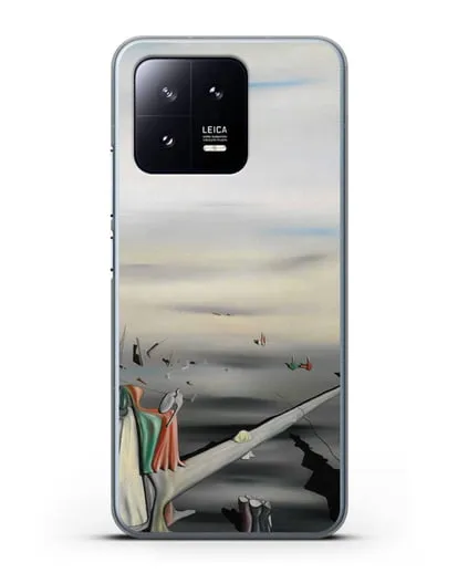 Чехол Атласный камертон (Танги Ив) силиконовый для Xiaomi 13