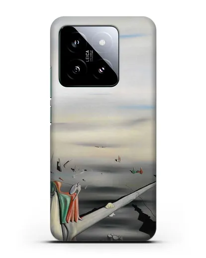 Чехол Атласный камертон (Танги Ив) силиконовый для Xiaomi 14