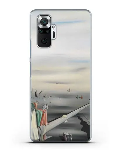 Чехол Атласный камертон (Танги Ив) силиконовый для Xiaomi Redmi Note 10 Pro