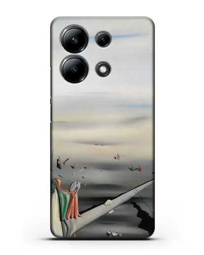 Чехол Атласный камертон (Танги Ив) силиконовый для Xiaomi Redmi Note 13 4G