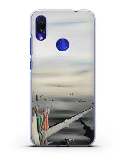 Чехол Атласный камертон (Танги Ив) силиконовый для Xiaomi Redmi Note 7