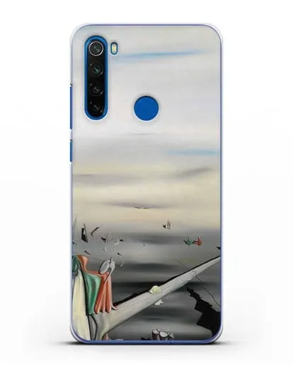 Чехол Атласный камертон (Танги Ив) силиконовый для Xiaomi Redmi Note 8