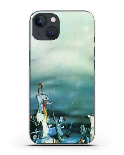 Чехол Дворец на оконных скалах (Танги Ив) силиконовый для iPhone 13