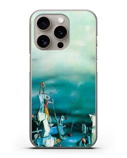 Чехол Дворец на оконных скалах (Танги Ив) силиконовый для iPhone 15 Pro