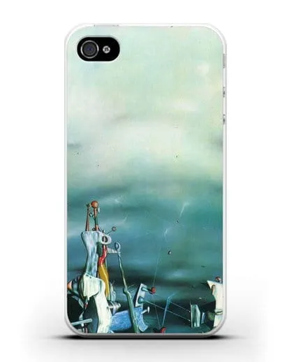 Чехол Дворец на оконных скалах (Танги Ив) силиконовый для iPhone 4/4s