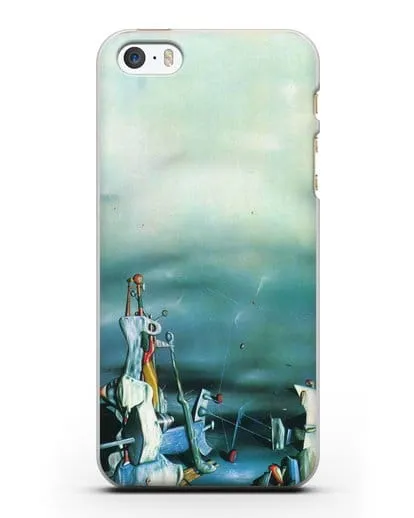 Чехол Дворец на оконных скалах (Танги Ив) силиконовый для iPhone 5/5s/SE