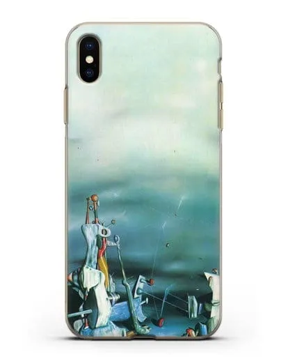 Чехол Дворец на оконных скалах (Танги Ив) силиконовый для iPhone XS Max