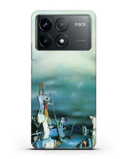 Чехол Дворец на оконных скалах (Танги Ив) силиконовый для Xiaomi Poco F6 Pro