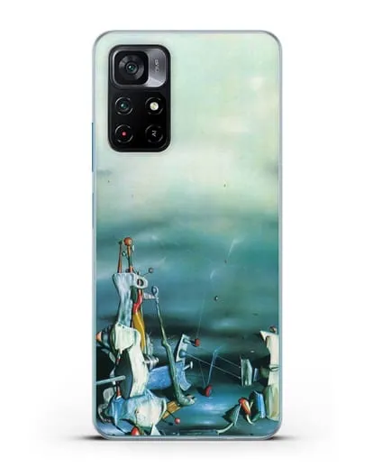 Чехол Дворец на оконных скалах (Танги Ив) силиконовый для Xiaomi Poco M4 Pro 5G