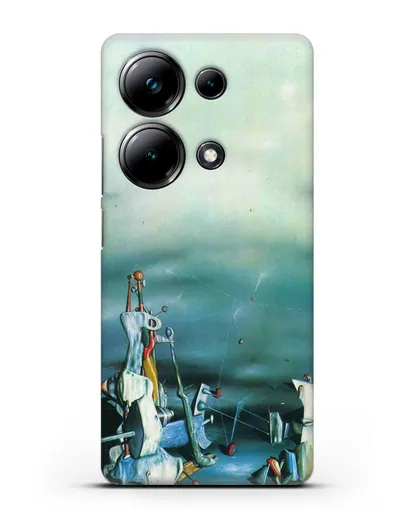 Чехол Дворец на оконных скалах (Танги Ив) силиконовый для Xiaomi Poco M6 Pro