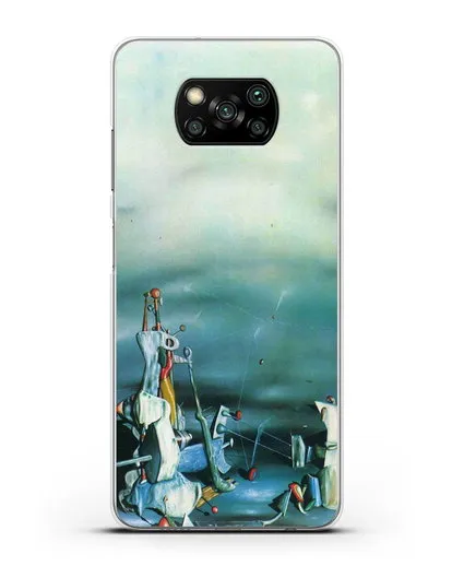 Чехол Дворец на оконных скалах (Танги Ив) силиконовый для Xiaomi Poco X3 Pro