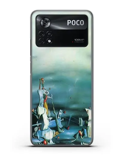 Чехол Дворец на оконных скалах (Танги Ив) силиконовый для Xiaomi Poco X4 Pro