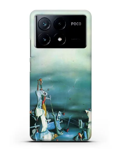 Чехол Дворец на оконных скалах (Танги Ив) силиконовый для Xiaomi Poco X6 Pro