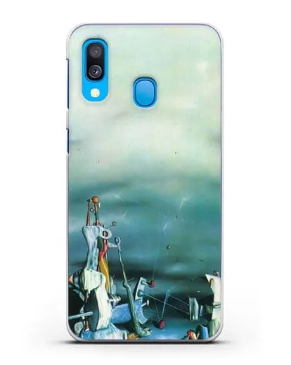 Чехол Дворец на оконных скалах (Танги Ив) силиконовый для Samsung Galaxy A40 [SM-A405F]