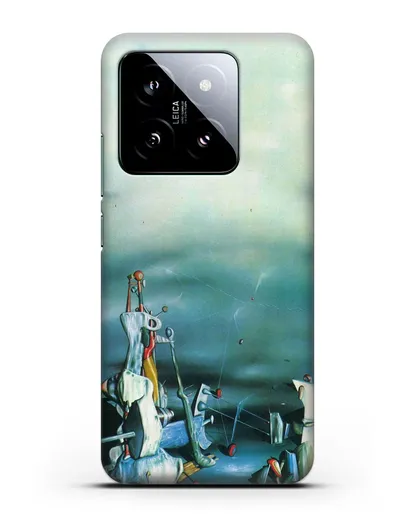 Чехол Дворец на оконных скалах (Танги Ив) силиконовый для Xiaomi 14