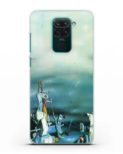 Чехол Дворец на оконных скалах (Танги Ив) силиконовый для Xiaomi Redmi Note 9