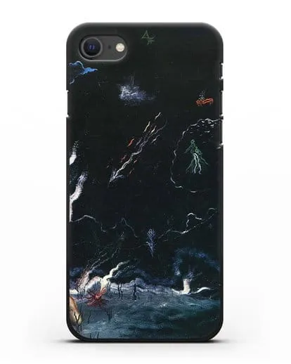 Чехол Шторм (Танги Ив) силиконовый для iPhone SE 2020