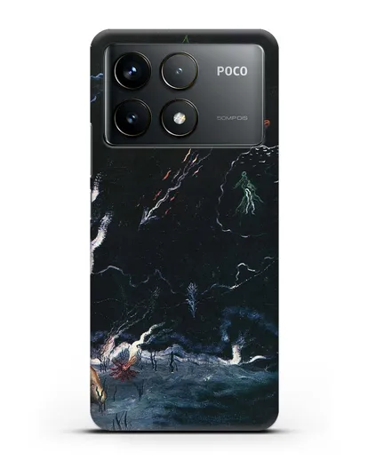 Чехол Шторм (Танги Ив) силиконовый для Xiaomi Poco F6 Pro