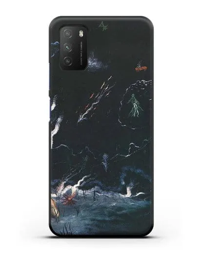 Чехол Шторм (Танги Ив) силиконовый для Xiaomi Poco M3