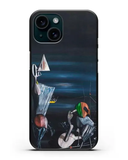 Чехол Медленно к северу (Танги Ив) силиконовый для iPhone 15