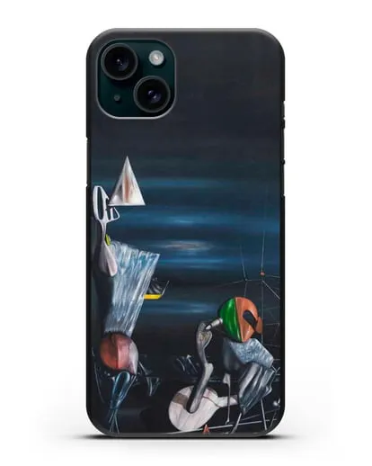 Чехол Медленно к северу (Танги Ив) силиконовый для iPhone 15 Plus