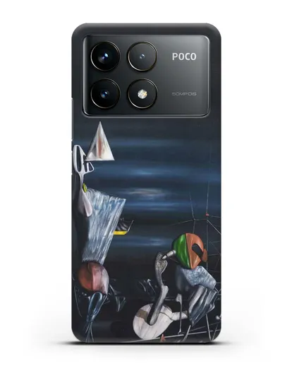 Чехол Медленно к северу (Танги Ив) силиконовый для Xiaomi Poco F6 Pro