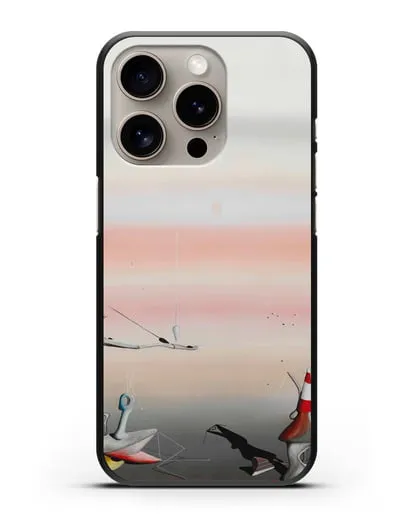 Чехол Без названия (Танги Ив) силиконовый для iPhone 15 Pro