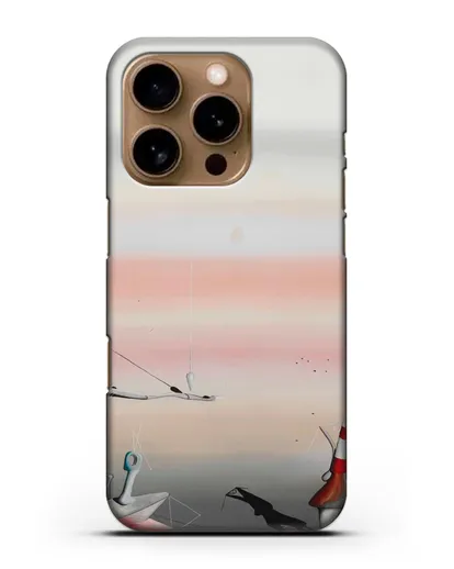 Чехол Без названия (Танги Ив) силиконовый для iPhone 16 Pro