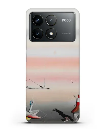 Чехол Без названия (Танги Ив) силиконовый для Xiaomi Poco F6 Pro