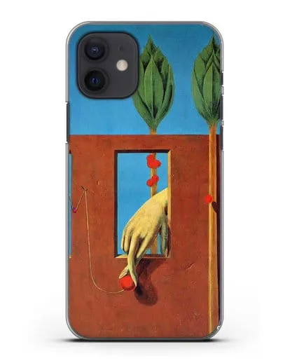 Чехол При первом ясном слове (Эрнст Макс) силиконовый для iPhone 12