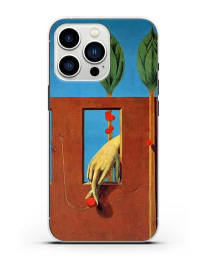 Чехол При первом ясном слове (Эрнст Макс) силиконовый для iPhone 13 Pro