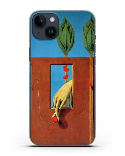 Чехол При первом ясном слове (Эрнст Макс) силиконовый для iPhone 14 Plus