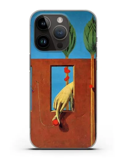 Чехол При первом ясном слове (Эрнст Макс) силиконовый для iPhone 14 Pro