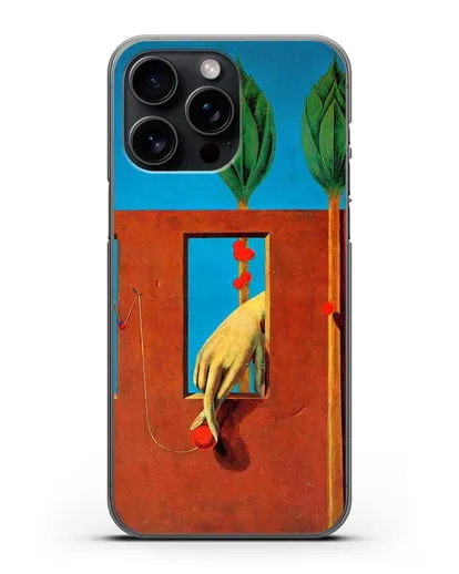 Чехол При первом ясном слове (Эрнст Макс) силиконовый для iPhone 15 Pro Max