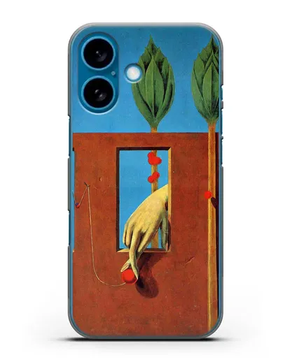 Чехол При первом ясном слове (Эрнст Макс) силиконовый для iPhone 16