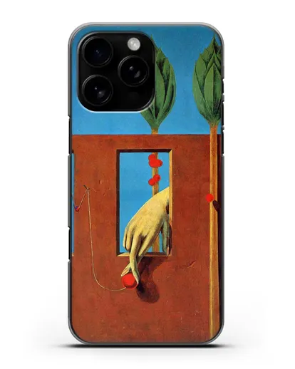 Чехол При первом ясном слове (Эрнст Макс) силиконовый для iPhone 16 Pro Max