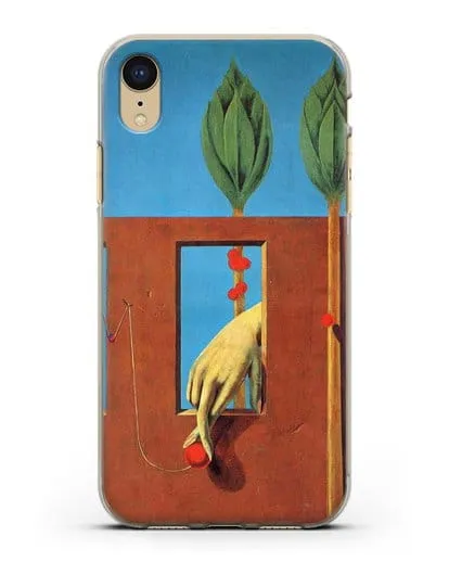 Чехол При первом ясном слове (Эрнст Макс) силиконовый для iPhone XR