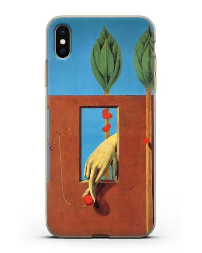 Чехол При первом ясном слове (Эрнст Макс) силиконовый для iPhone XS Max